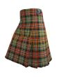 Scott Green Weathered Tartan Kilt, Brown color for Male