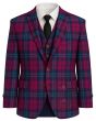 Scottish Clan Tartan Wedding Jacket- Front Side