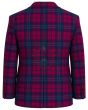 Scottish Clan Tartan Wedding Jacket - Back Side