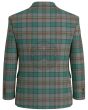 Tartan Evening Jacket For Men - Back Side