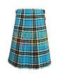 Thompson Blue Tartan Kilt, Blue color for Male