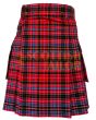 Traditional Aberdeen Tartan Utility Kilt, Navy Blue color for Male