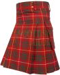 Traditional Bruce Modern Tartan Utility Kilt, Red color for Male