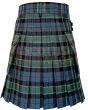 Traditional Graham Menteith Ancient Tartan Utility Kilt, Green color for Male