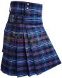 Traditional Heritage of Scotland Tartan Utility Kilt, Blue color for Male