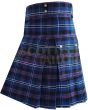 Traditional Heritage of Scotland Tartan Utility Kilt, Blue color for Male