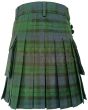 Traditional MacKay Modern Tartan Utility Kilt For Men, Green color for Male