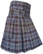 Traditional World Peace Tartan Utility Kilt, Sky Blue color for Male