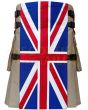 UK Flag Kilt Utility Kilt, Khaki color for Male