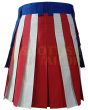 USA American Flag Kilt - Handmade Traditional kilts For Men