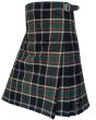 Webster Tartan Kilt Left Side View – Premium Black Acrylic Wool Clan Kilt