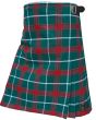 Green Welsh tartan kilt premium 16oz fabric Scottish kilt