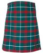 Welsh National tartan kilt green red white tartan front view