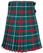 Welsh National tartan kilt back pleats traditional kilt
