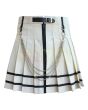 White and Black Women Utility Kilt, White color for Male