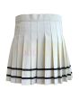 White and Black Women Utility Kilt, White color for Male