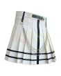 White and Black Women Utility Kilt, White color for Male