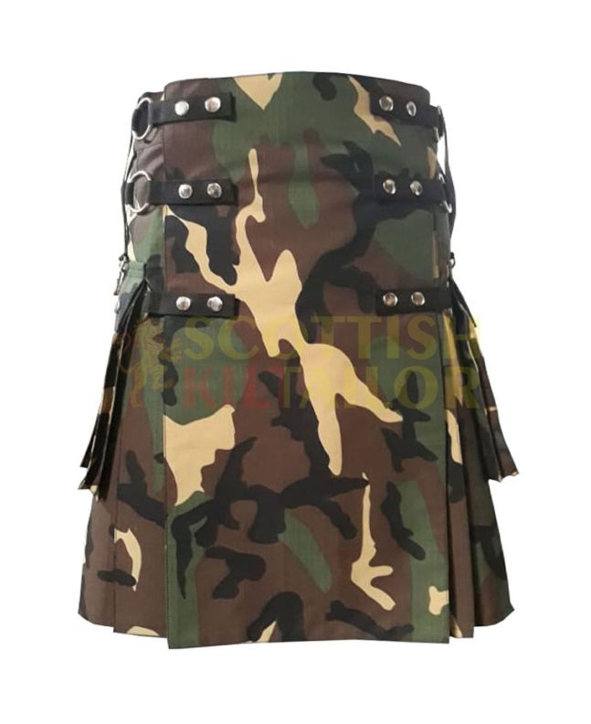 Woodland Camo Fashion Kilt