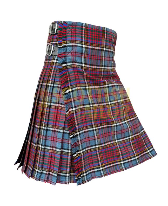 Anderson Modern Tartan Kilt, Red color for Male