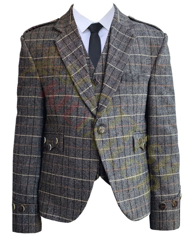 Argyle Kilt Jacket with Vest