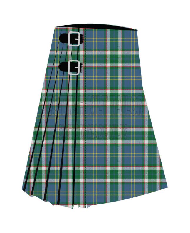 Bahamas National Premium Tartan Kilt, Sky Blue color for Male