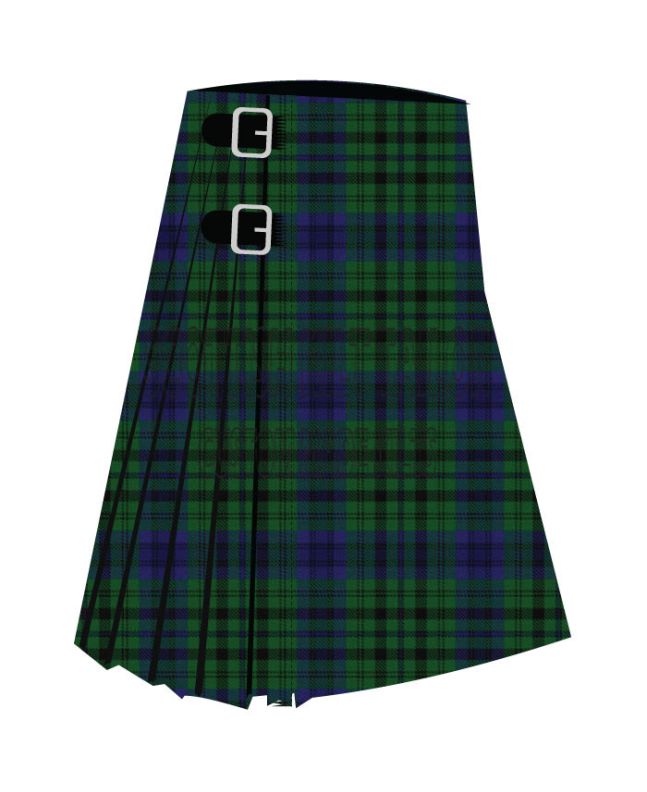 Bailey Atlanta National Premium Tartan Kilt, Green color for Male