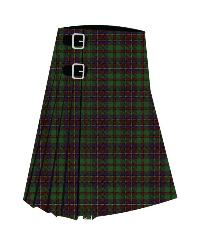 Bicentenary Premium Tartan Kilt, Green color for Male