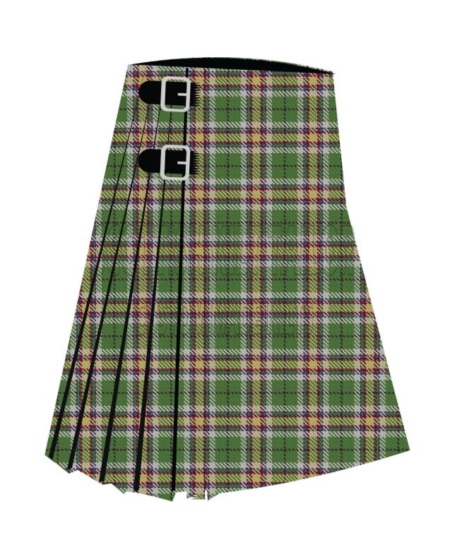 Carmen Lau Hong Kong Premium Tartan Kilt, Yellow color for Male