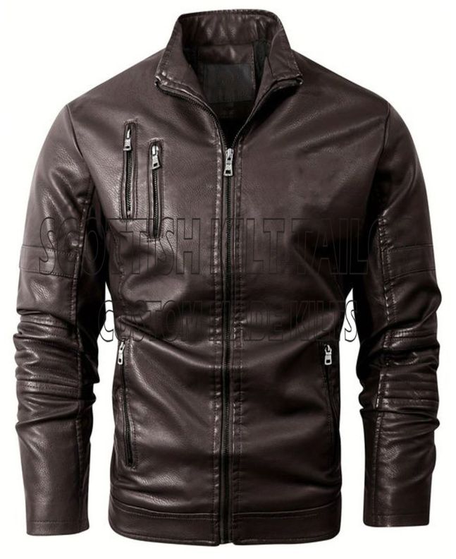 Dark Brown Sheep Leather Jackets for Modern Style