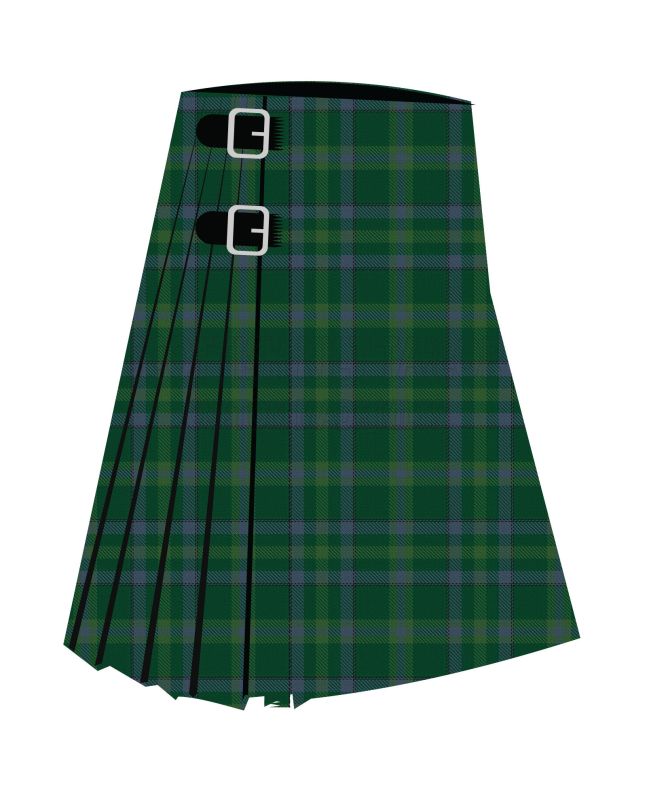 Fiddes Green Tartan Kilt
