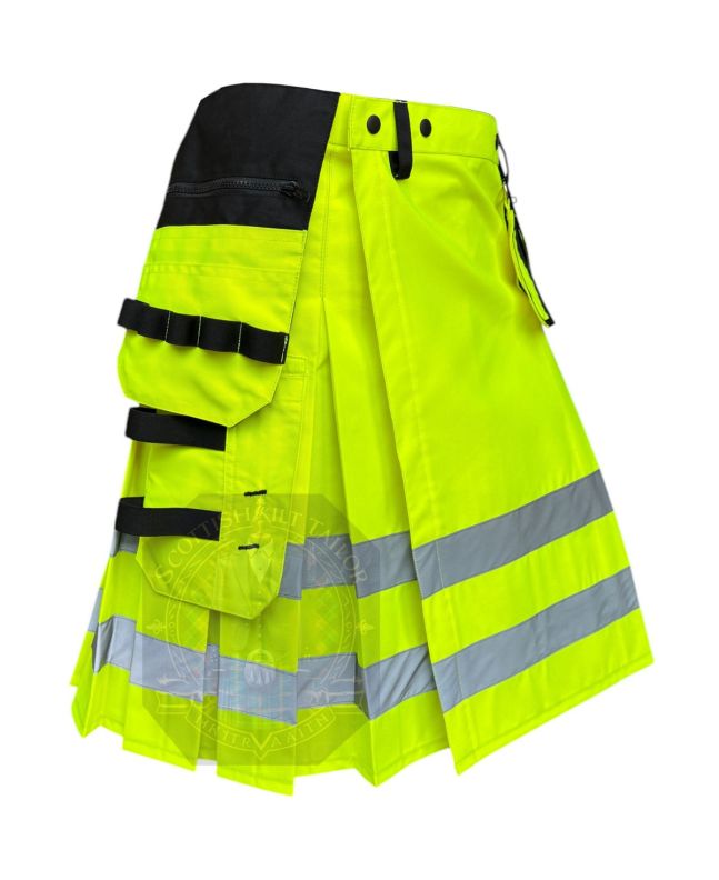 Fluorescent Firefighter Working Kilt