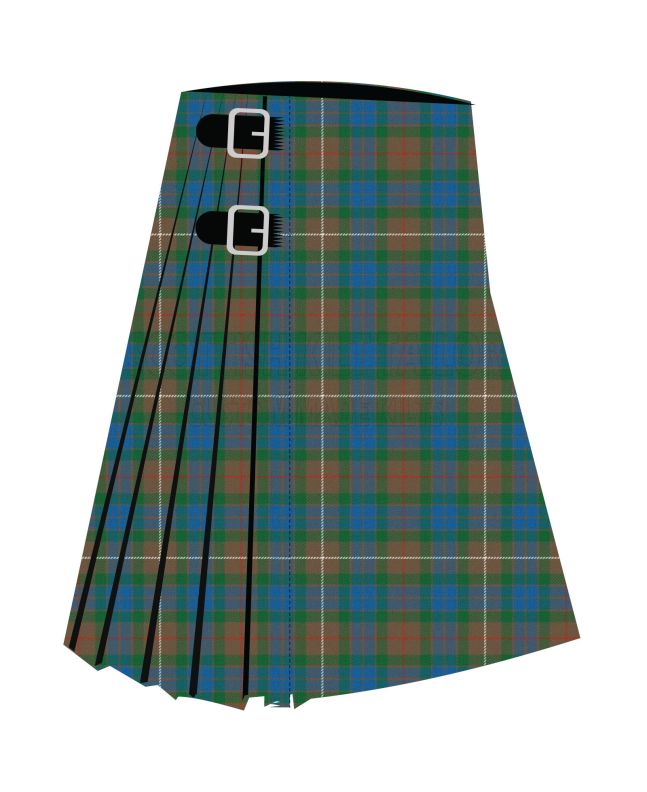 Fraser Hunting Ancient Two Tartan Kilt