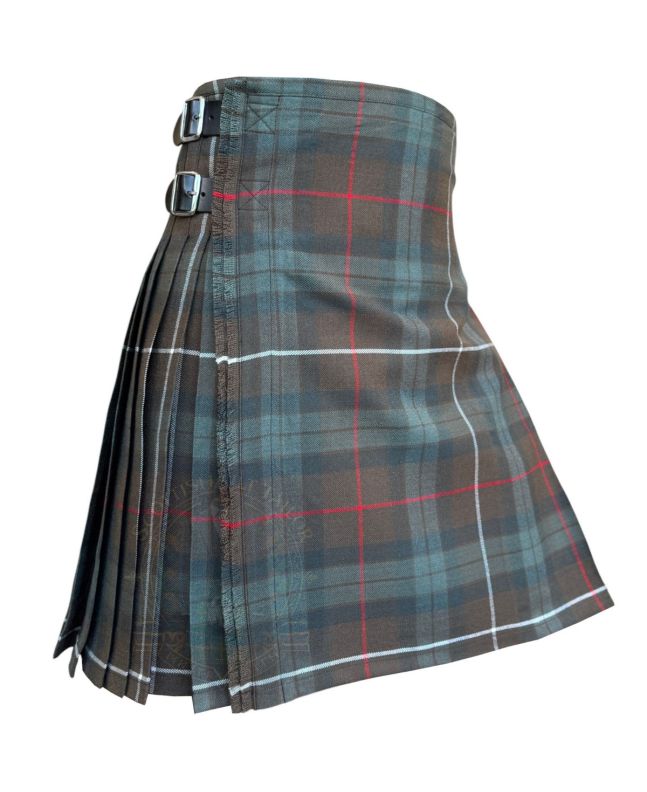 Fraser Weathered Tartan Kilt, Brown color for Male