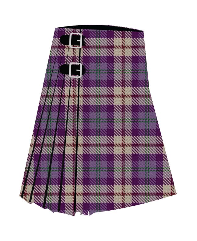 Clan Gigha Lilac Premium Tartan Kilt