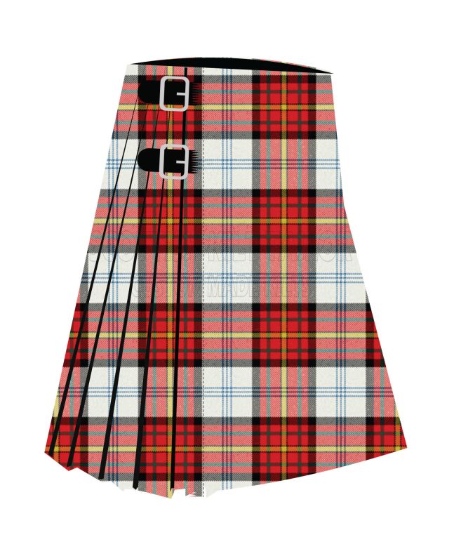 Clan Gillies Red Dress Premium Tartan Kilt