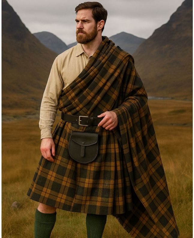 Highland Heritage Plaid Great Kilt