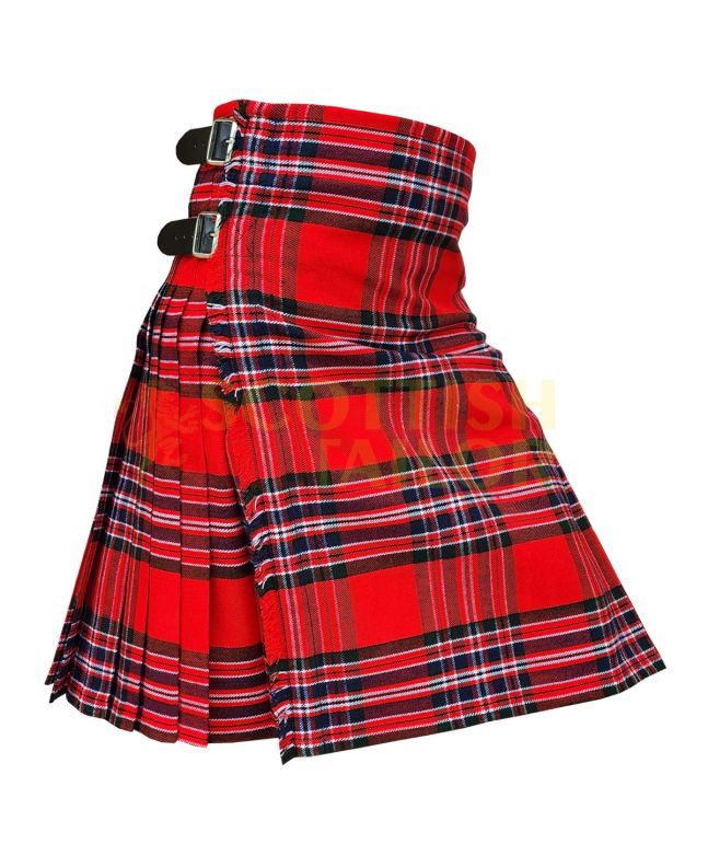 MacFarlane Modern Tartan Kilt, Red color for Male