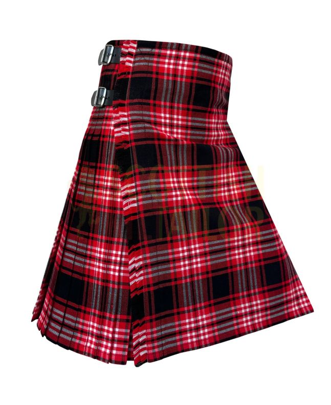 Clan Tweedside Red Modern Tartan Kilt