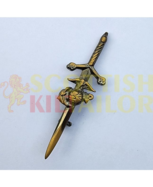 US. Badge Antique Kilt Pin, Antique color for Male