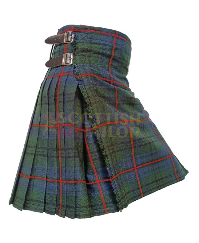 Walker Tartan Kilt, Green color for Male