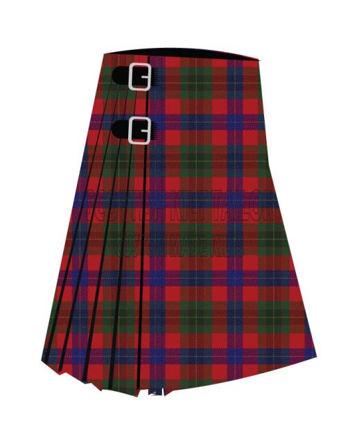 Abernethy Colerain USA Premium Tartan Kilt, Red color for Male