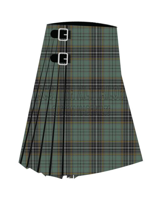 Aceo Premium Tartan Kilt, Gray color for Male