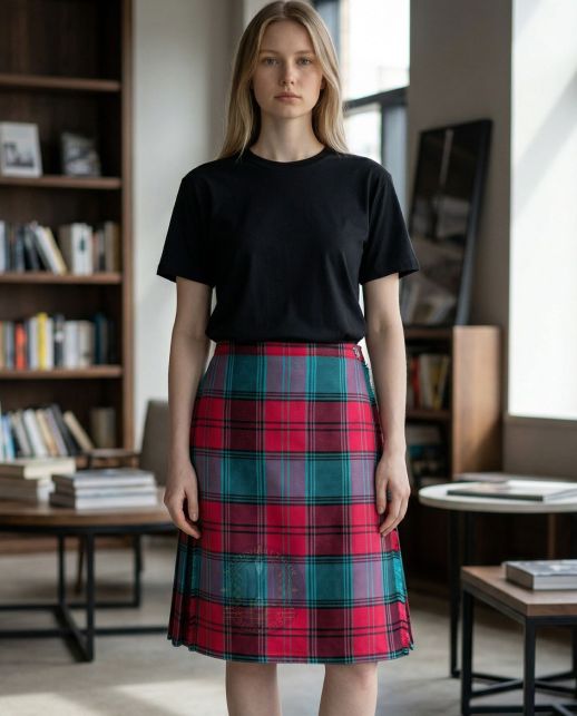 Alma College women tartan kilt - Scottish Kilt for sale