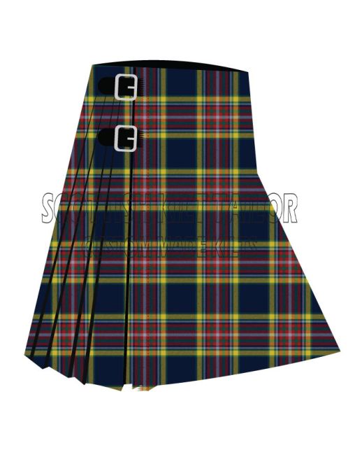 Anthony Blue Plaid Premium Tartan, Blue color for Male