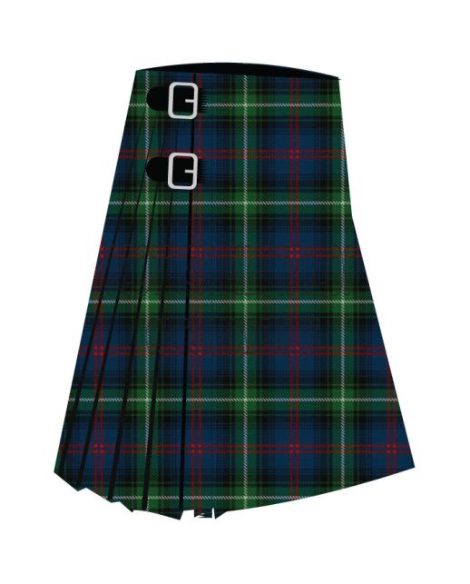 Bannatyne Premium Tartan Kilt, Blue color for Male