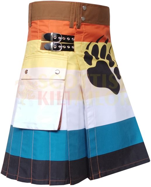 Bear Paw Plag Kilt - Custom Made Utility Kilts For Men