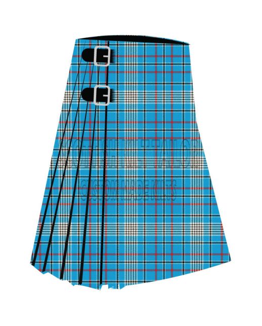 Beck Personal Premium Tartan Kilt, Sky Blue color for Male