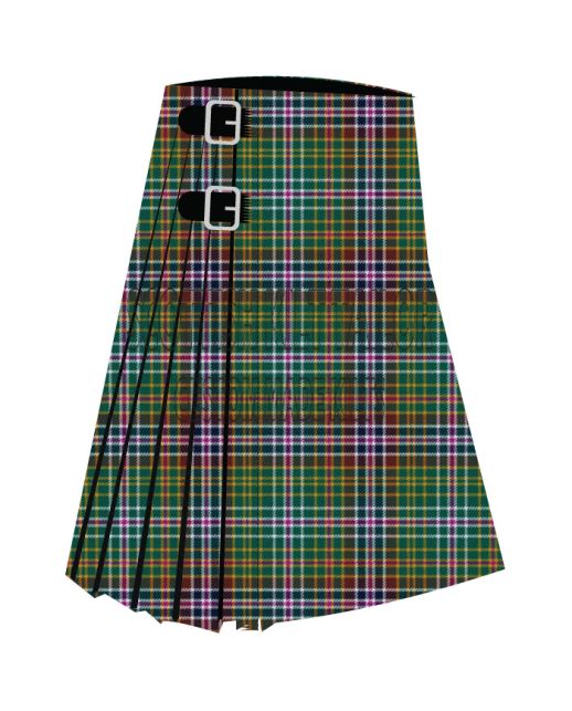 Bhutan Premium Tartan Kilt, Multy Color color for Male