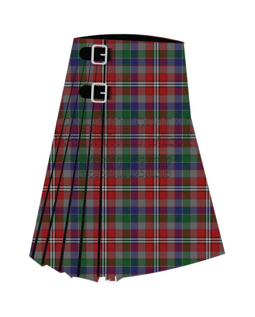 Brinkies Brae Premium Tartan Kilt, Black color for Male