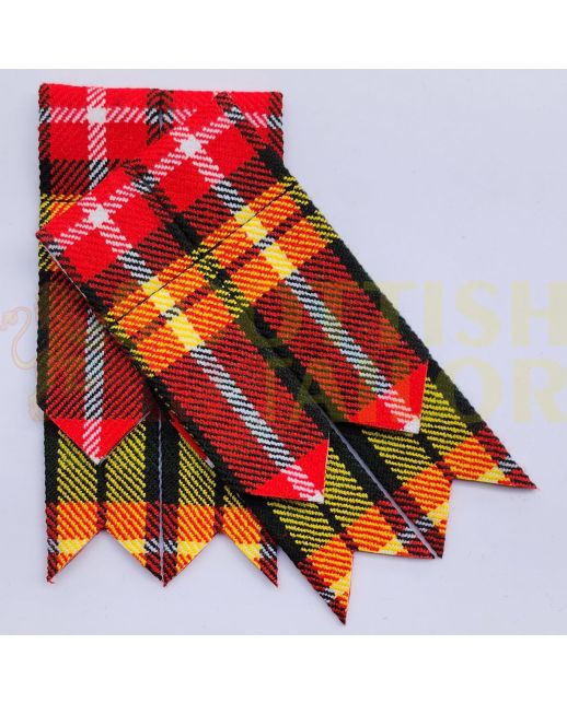 Buchanan Tartan Kilt Flashes, Multy Color color for Male